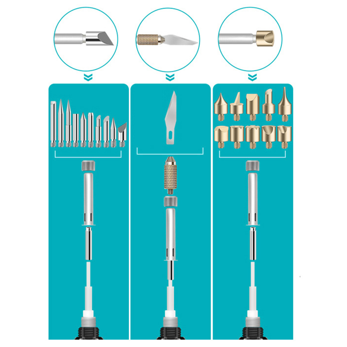 42Pcs-60W-Wood-Burning-Pen-Tool-Soldering-Stencil-Iron-Craft-LCD-Pyrography-Soldering-Tools-Kit-1632145-3