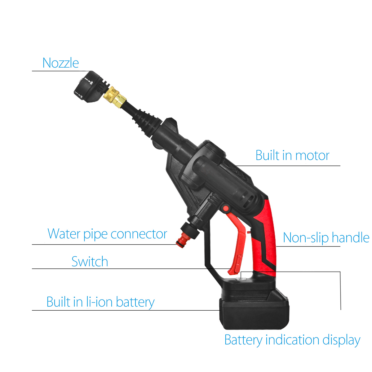 21V-20Ah-Multifunctional-Cordless-Pressure-Cleaner-Washer-Sprayer-Water-Hose-Nozzle-Pump-with-Batter-1292573-3