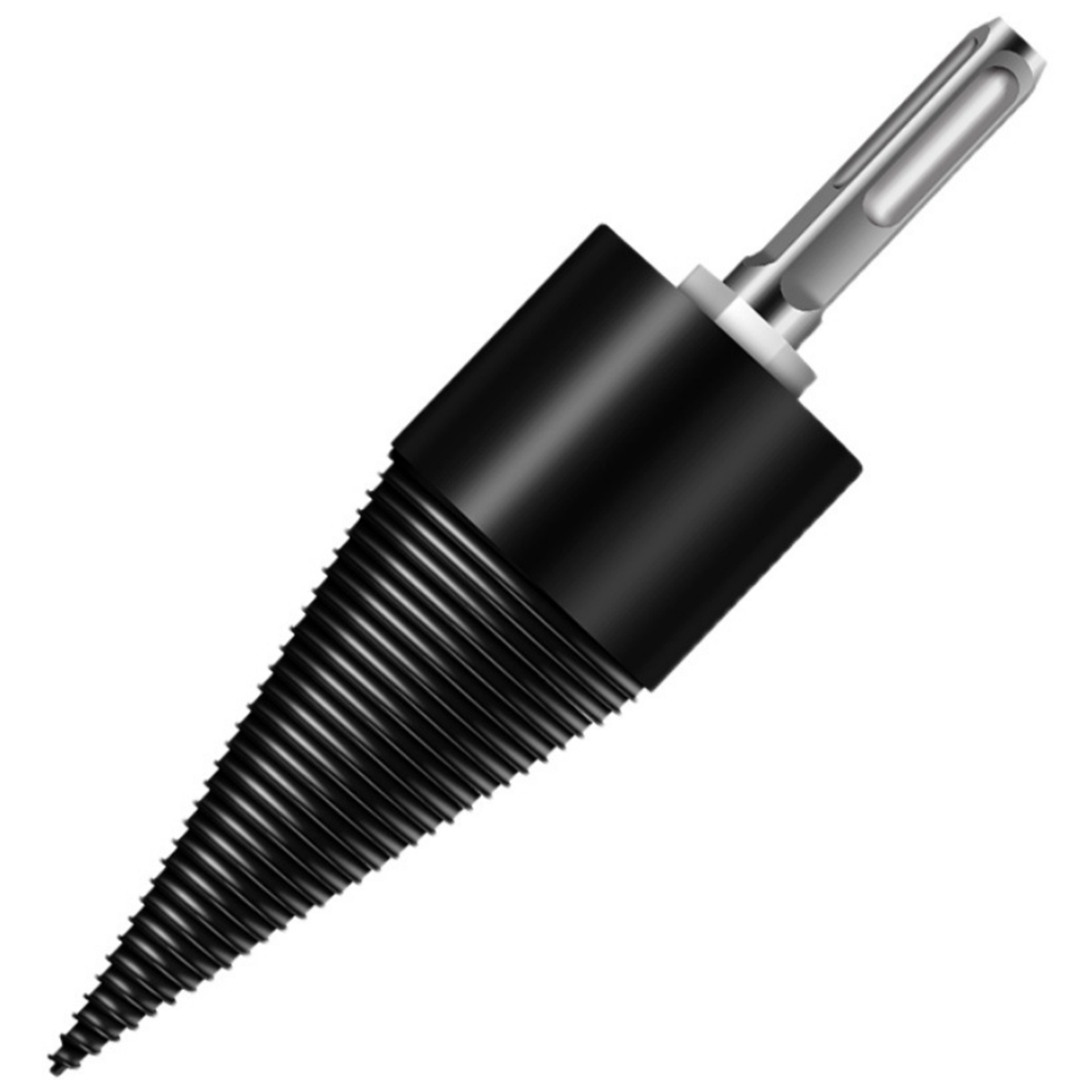 5-PCS-42mm32mm-Firewood-Splitter-Drill-RoundHexTriangleWrench-Shank-Wood-Cone-Reamer-Punch-Driver-St-1962068-8