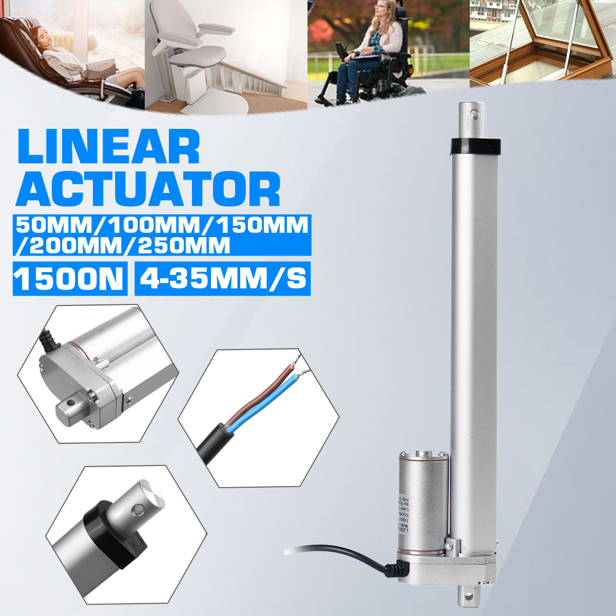 12V-Linear-Actuator-Linear-Motor-Moving-Distance-Stroke-50100150200250mm-1500N-Max-1684063-2