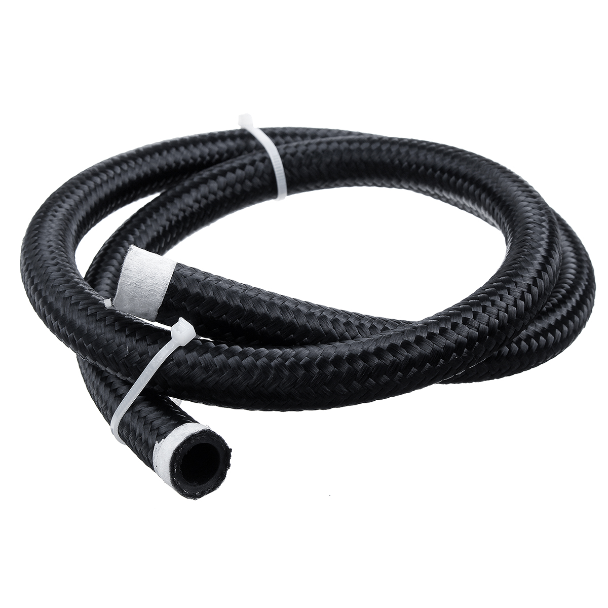 3FT-AN4AN6AN8AN10-Car-Fuel-Hose-Oil-Gas-Line-Nylon-Stainless-Steel-Braided-Black-1682427-2