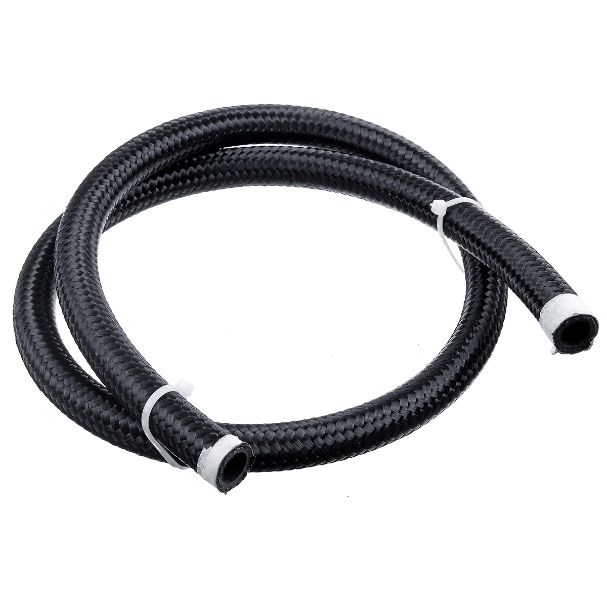 3FT-AN4AN6AN8AN10-Car-Fuel-Hose-Oil-Gas-Line-Nylon-Stainless-Steel-Braided-Black-1682427-4