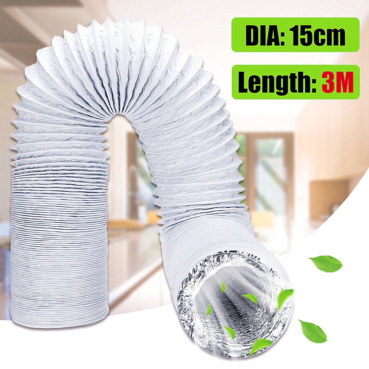 3M-15cm-Dia-Exhaust-Hose-PVC-Flexible-Ducting-Air-Conditioner-Exhaust-Hose-Replacement-Duct-Outlet-1336411-1