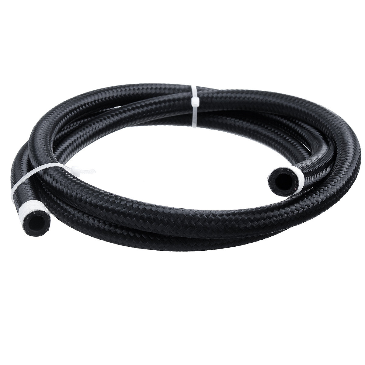 5FT-AN4AN6AN8AN10-Car-Fuel-Hose-Oil-Gas-Line-Nylon-Stainless-Steel-Braided-Black-1682387-4