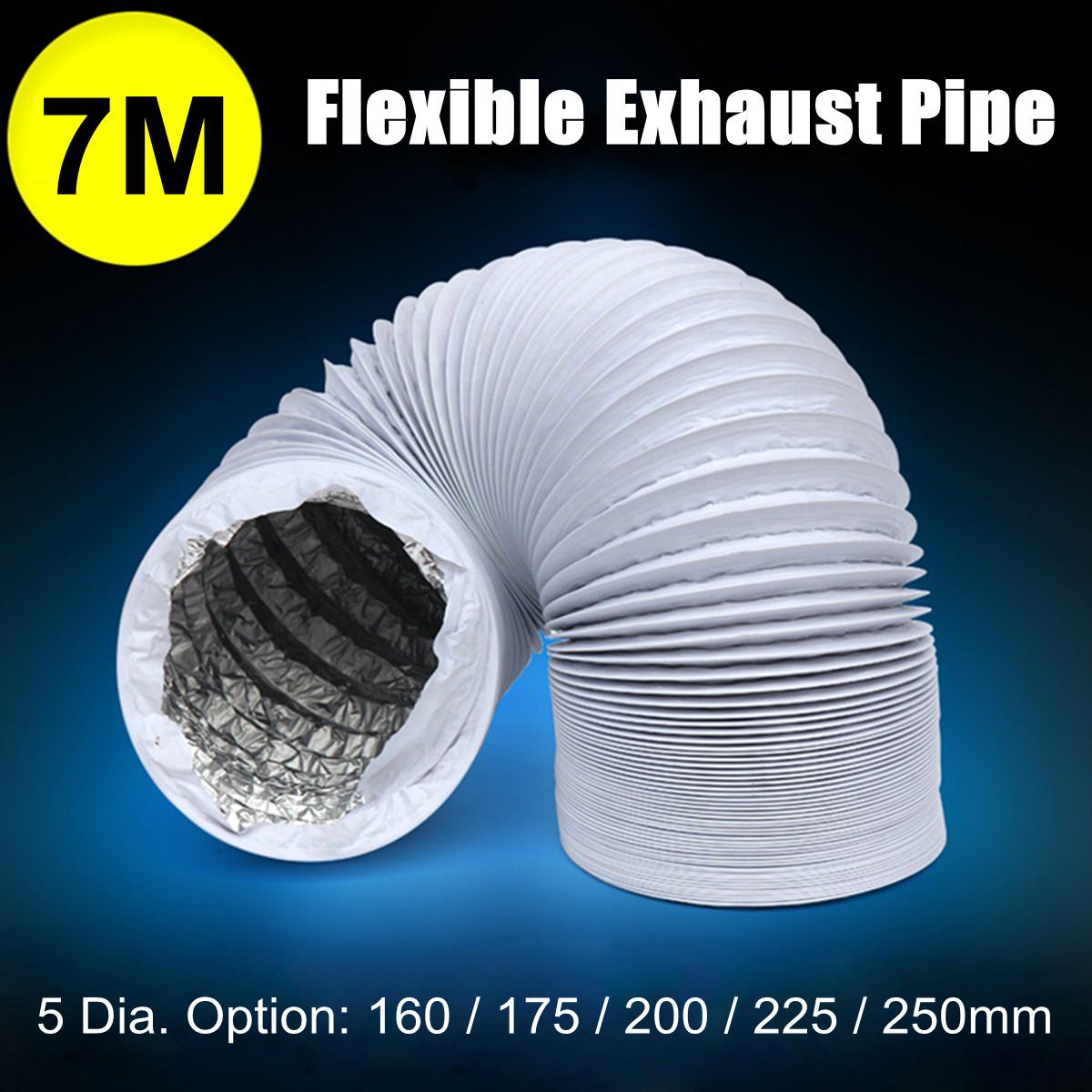 7M-Exhaust-Hose-Tube-For-Portable-Air-Conditioner-Duct-Outlet-Diameter-160-250mm-1360443-1