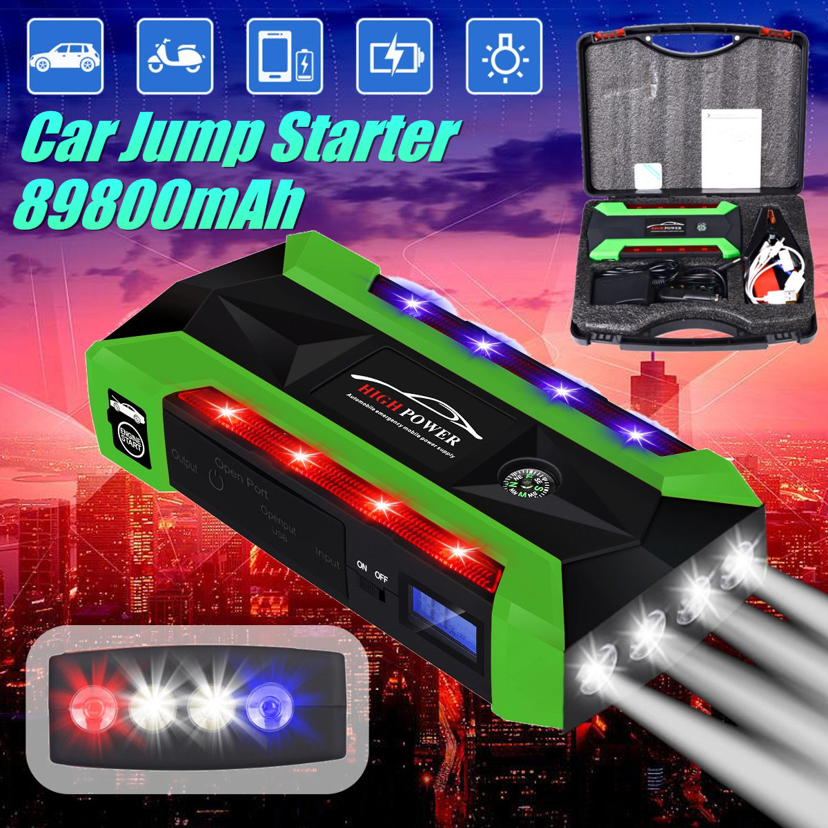 89800mAh-Multifunctional-Jump-Starter-Emergency-Start-Power-with-Safety-Hammer-1368988-2