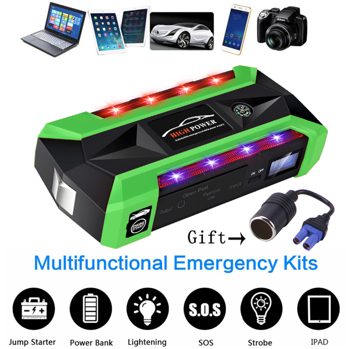 89800mAh-Multifunctional-Jump-Starter-Emergency-Start-Power-with-Safety-Hammer-1368988-4