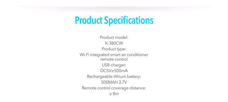 K-380EW-WiFi-Smart-LCD-Air-Conditioner-Remote-Control-with-Holder-Air-Conditioner-Transmitter-1385544-3