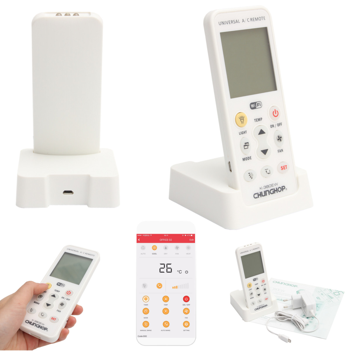 K-380EW-WiFi-Smart-LCD-Air-Conditioner-Remote-Control-with-Holder-Air-Conditioner-Transmitter-1385544-8