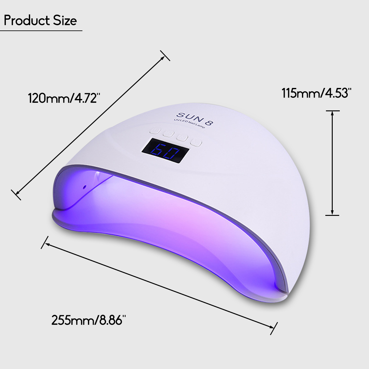 SUN8R-84W-42-LED-Nail-Gel-Polish-Dryer-UV-Fast-Curing-Light-Lamp-Sensor-1587158-9