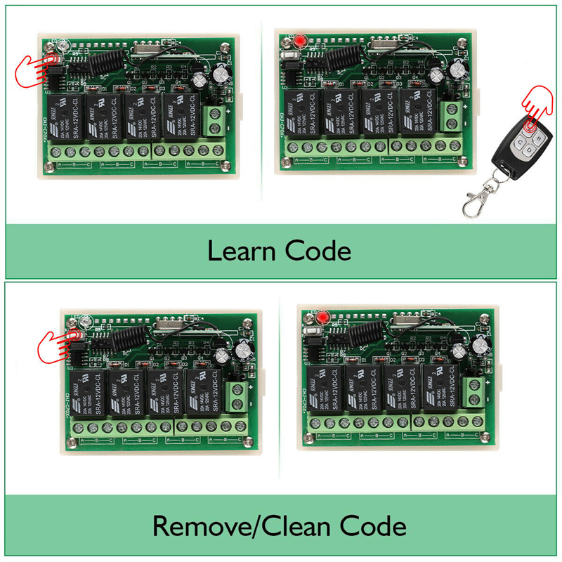 2-Transmitter-12V-4CH-Channel-Relay-RF-Wireless-Remote-Control-Switch-Receiver-1777799-7