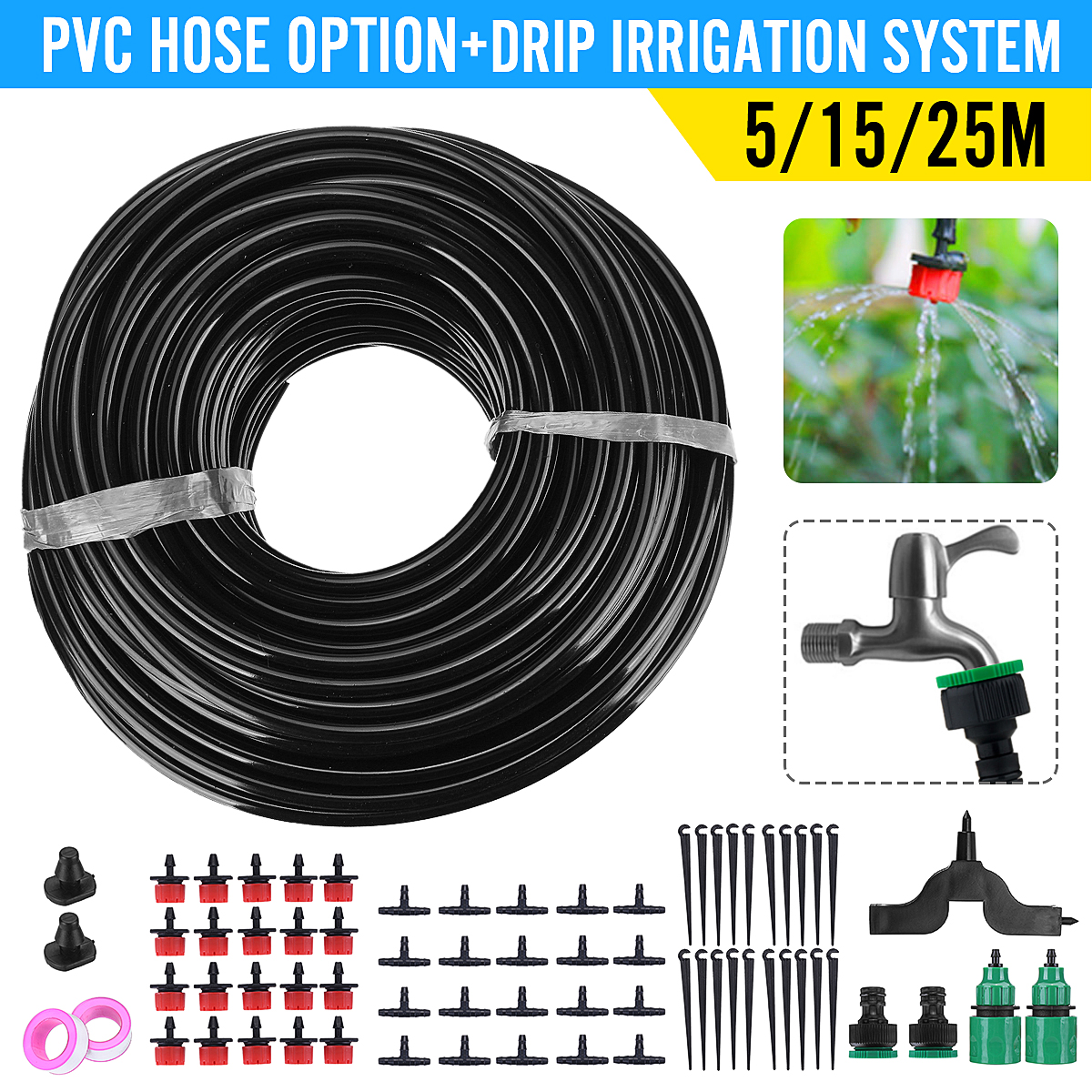 5-25M-Water-Hose-Plants-Garden-Auto-Drip-Irrigation-System-Watering-Micro-Drip-Kit-1653433-1