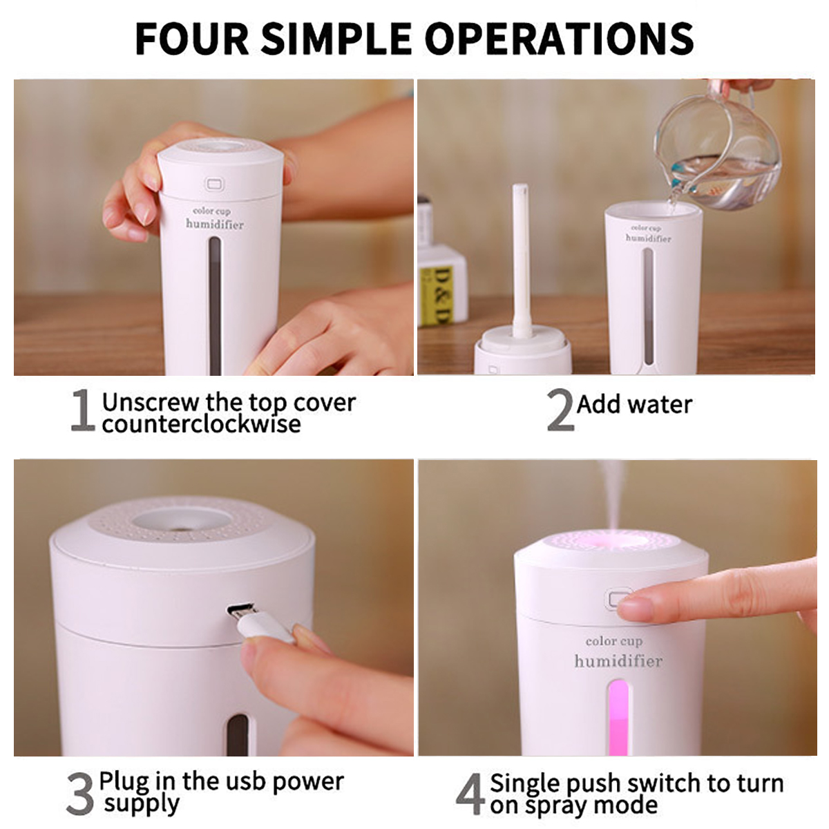DC-5V-230ML-LED-Air-Humidifier-Ultrasonic-Cool-Mist-Purifier-USB-Rechargeable-Home-Car-1443085-4