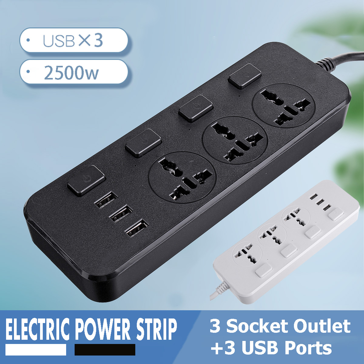 Electric-3-Socket-Outlet--3-USB-Extension-Power-Strip-5V-21A-USUK-Plug-Cord-1816409-2