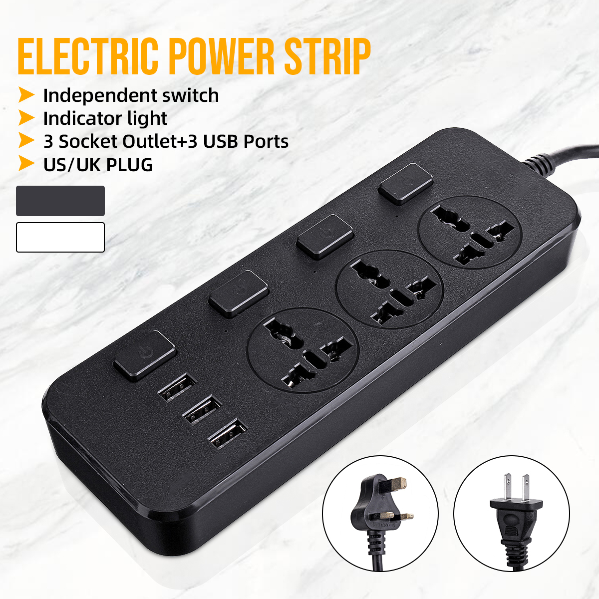 Electric-3-Socket-Outlet--3-USB-Extension-Power-Strip-5V-21A-USUK-Plug-Cord-1816409-3