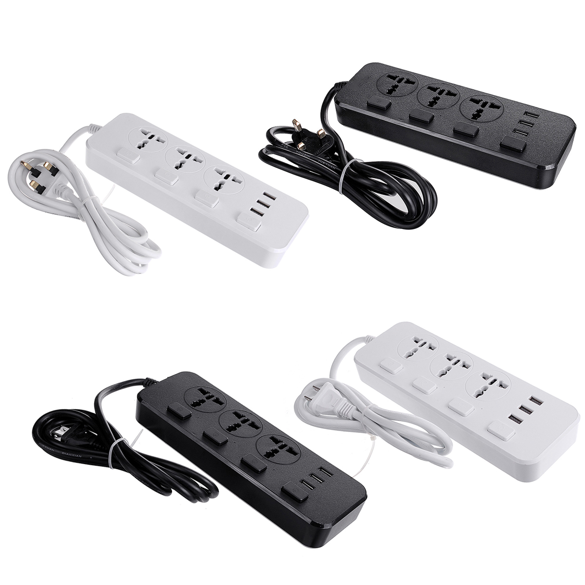 Electric-3-Socket-Outlet--3-USB-Extension-Power-Strip-5V-21A-USUK-Plug-Cord-1816409-8