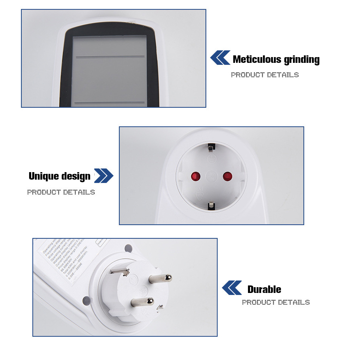 LCD-Din-Rail-Digital-Timer-Switch-Socket-5060Hz-Power-Voltage-Current-Metering-USEUUK-Plug-1412125-4
