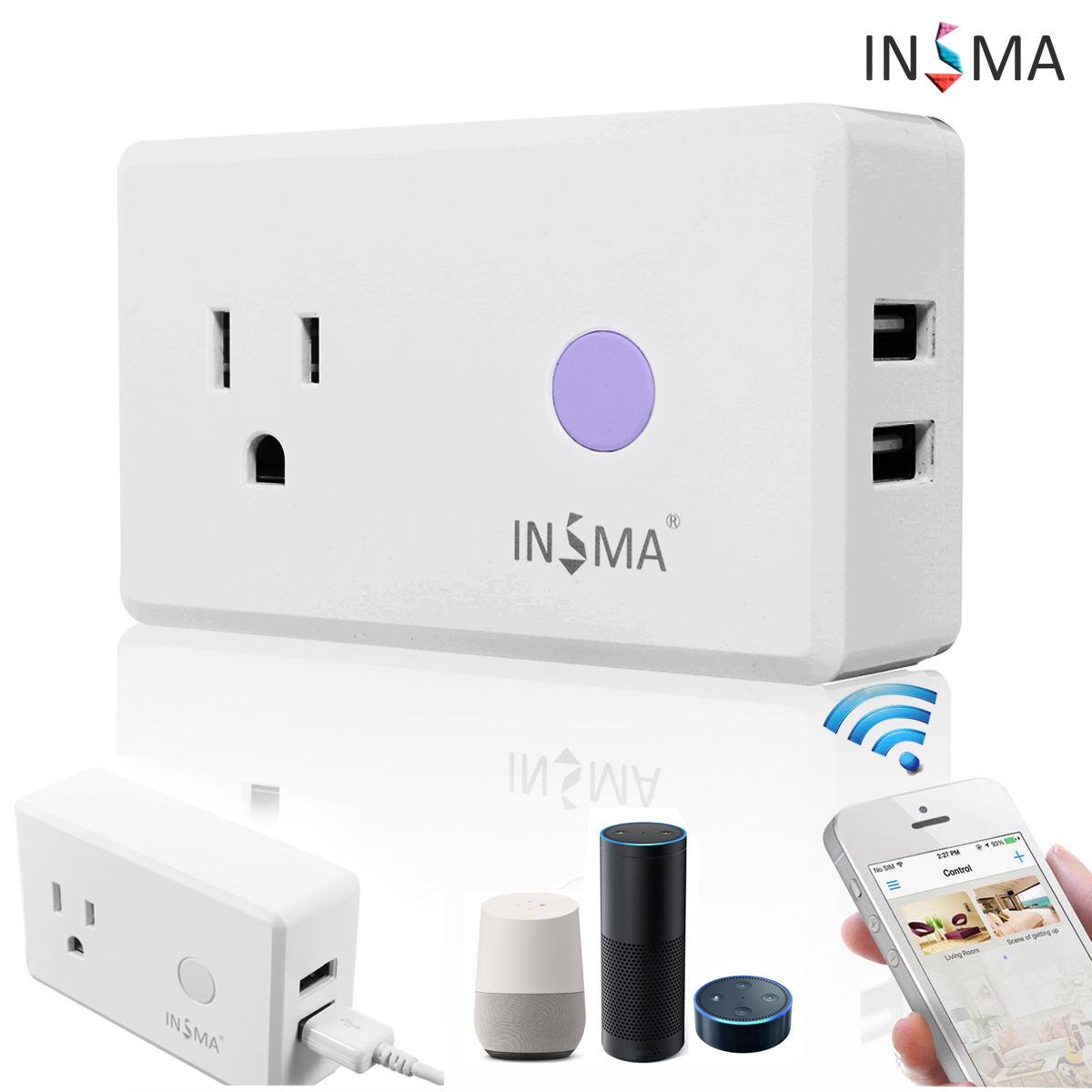 Phone-Smart-WiFi-Socket-US-Plug--USB-Charger-Works-For-ECHO-ALEXA-GOOGLE-HOME-1289792-3