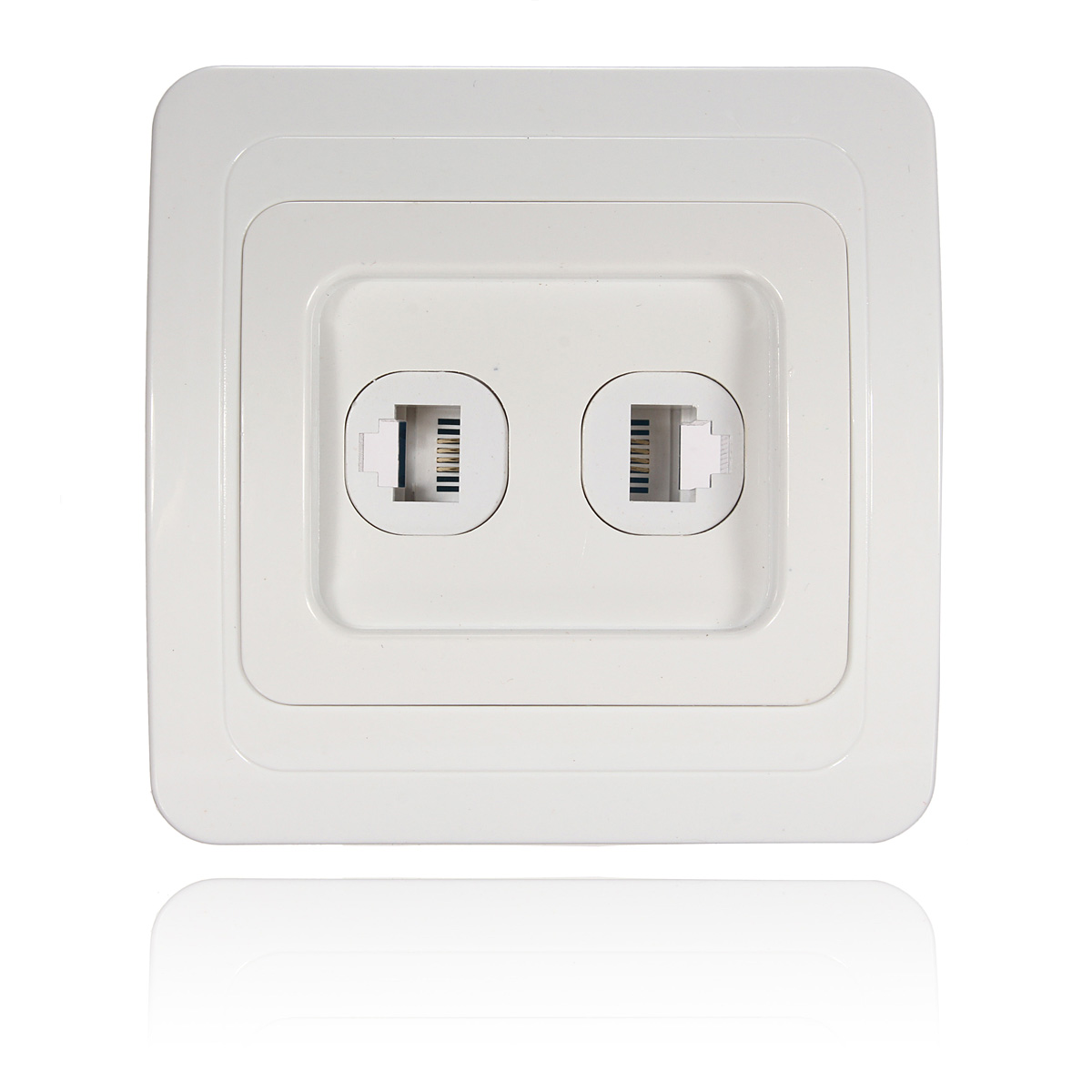 RJ11-Electric-Wall-Station-Socket-Telephone-Phone-Dual-Outlet-Panel-Face-Plate-Socket-Connector-1399685-6