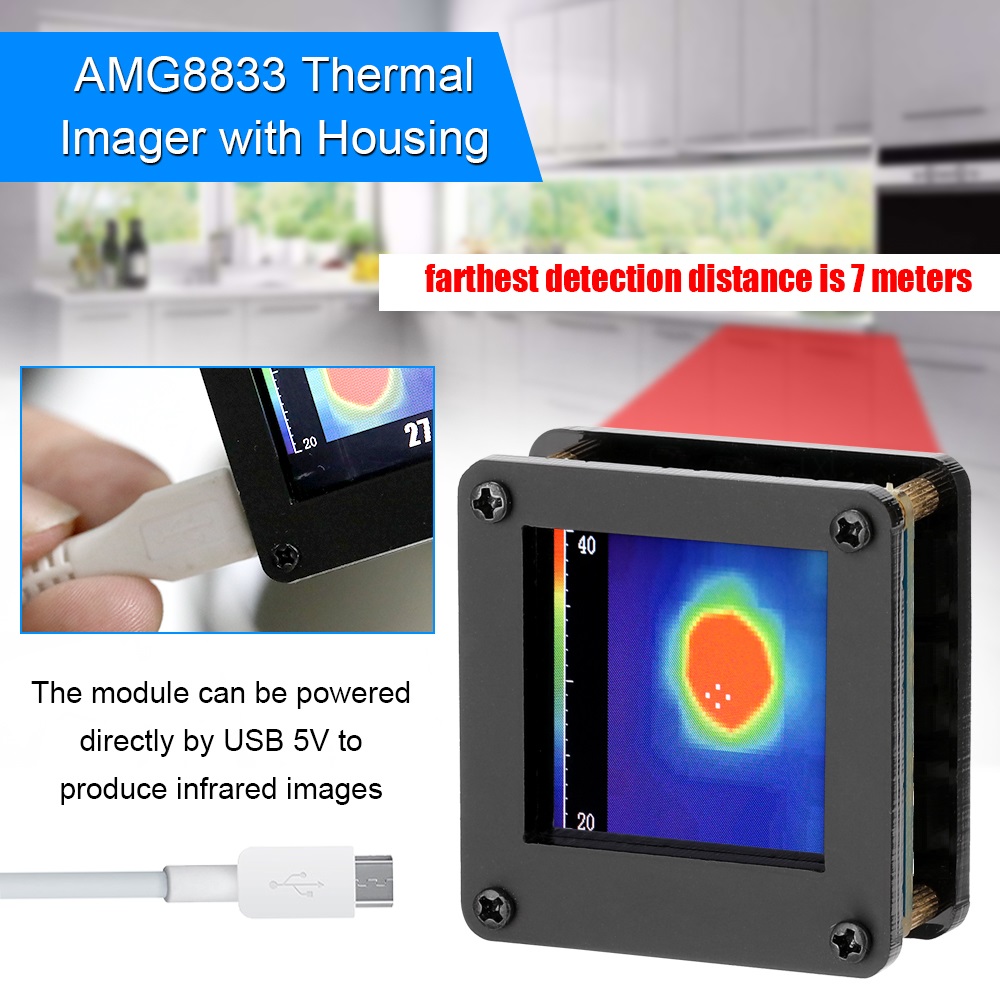 AMG8833-IR-8x8-Infrared-Thermal-Imager-Array-Temperature-Sensor-7M-Farthest-Detection-Distance-1957127-2