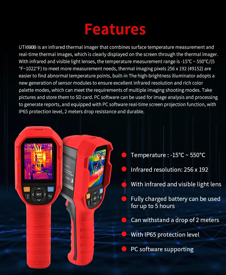 UNI-T-UNi690B-256192-Pixel-Infrared-Thermal-Imager--15550degC-Industrial-Thermal-Imaging-Camera-Hand-1755789-3