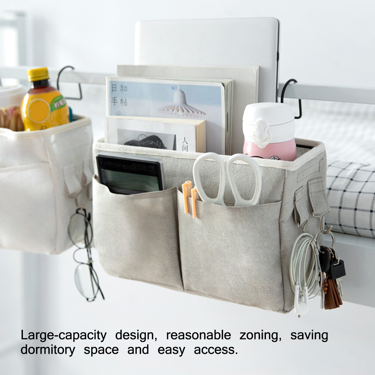 Bedside-Hanging-Basket-Canvass-Pocket-Sundry-Storage-Bag-Large-capacity-Organizer-1768729-5