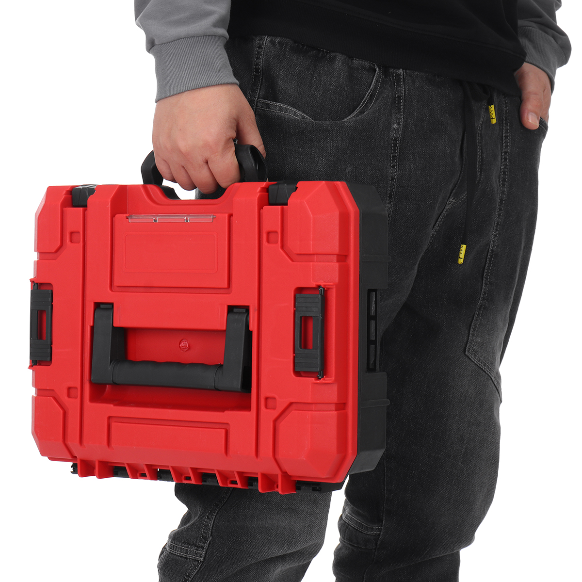 1PC-365-x-280-x-110mm-Shockproof-Waterproof-Dustproof-Function-Tool-Box-1939033-15