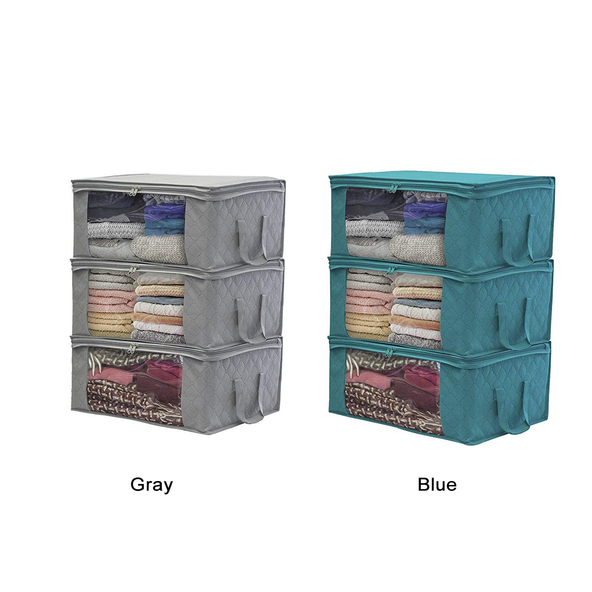 3PCS-Foldable-Clothes-Storage-Boxes-Bags-Ziped-Organizers-Closet-Wardrobe-1705829-5