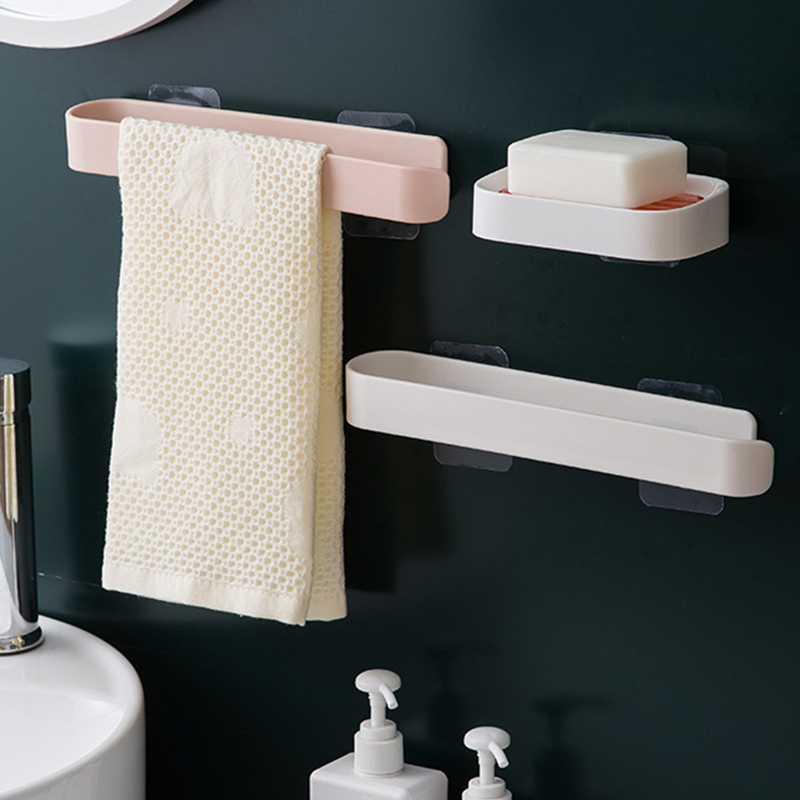 Multi-Function-Kitchen-Racks-Without-Punching-Towel-Rag-Plastic-Wrap-Storage-Rack-Pot-Cover-Rack-1695505-1