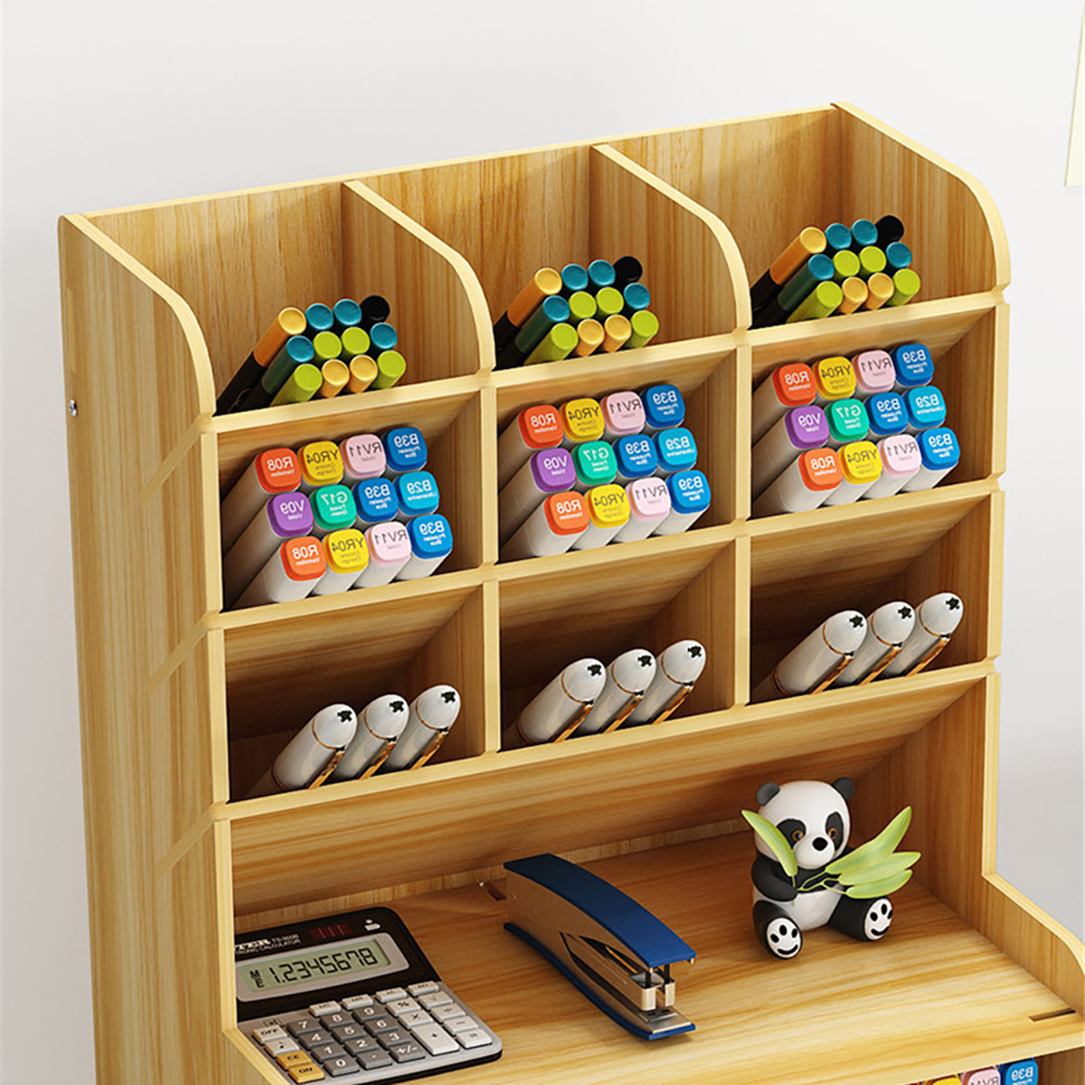 Pen-Holder-Storage-Box-Wood-Pencil-DIY-Desktop-Container-Studentsk-Case-Rack-1829257-6