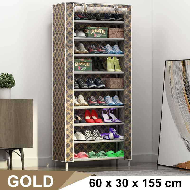 10-Tier-DIY-Shoe-Rack-Portable-Storage-Cabinet-Organiser-Wardrobe-Dustproof-1695525-5