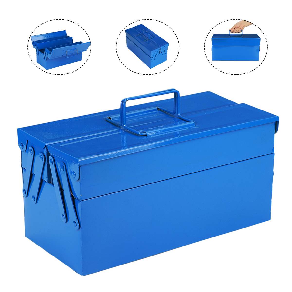 1PCS-Blue-Double-layer-Iron-Toolbox-Double-layer-Iron-Toolbox-Portable-Folding-Toolbox-Household-Sto-1900889-9