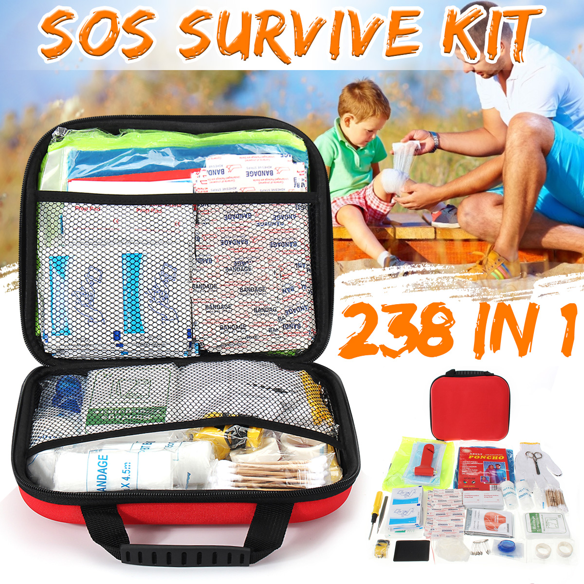 238PCS-Red-First-Aid-Kit-38-Kinds-238-Components-Emergency-Kit-Outdoor-Vehicle-Emergency-Kit-EVA-Red-1587169-2
