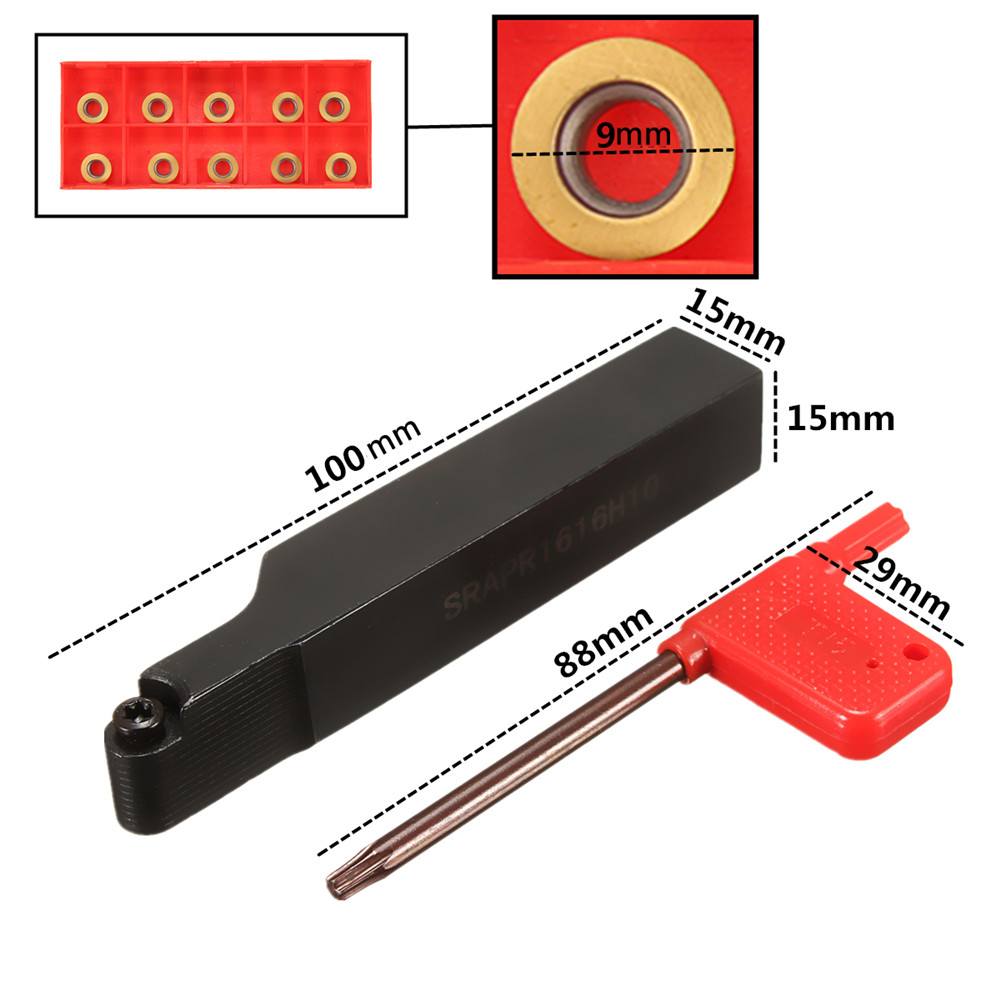 SRAPR1616H10-Face-Milling-External-Lathe-Holder-with-10pcs-RPMT10T3MO-Inserts-Turning-Tool-Set-1170517-2