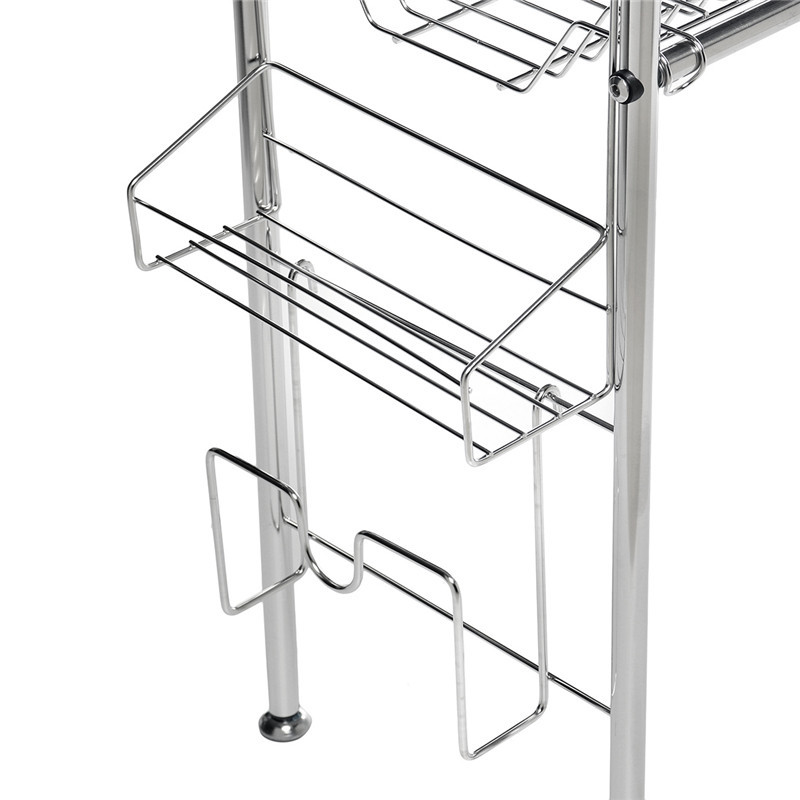 95x62x255cm-2-Tiers-Over-The-Sink-Dish-Drying-Rack-Shelf-Stainless-Kitchen-Cutlery-Holder-1697225-8