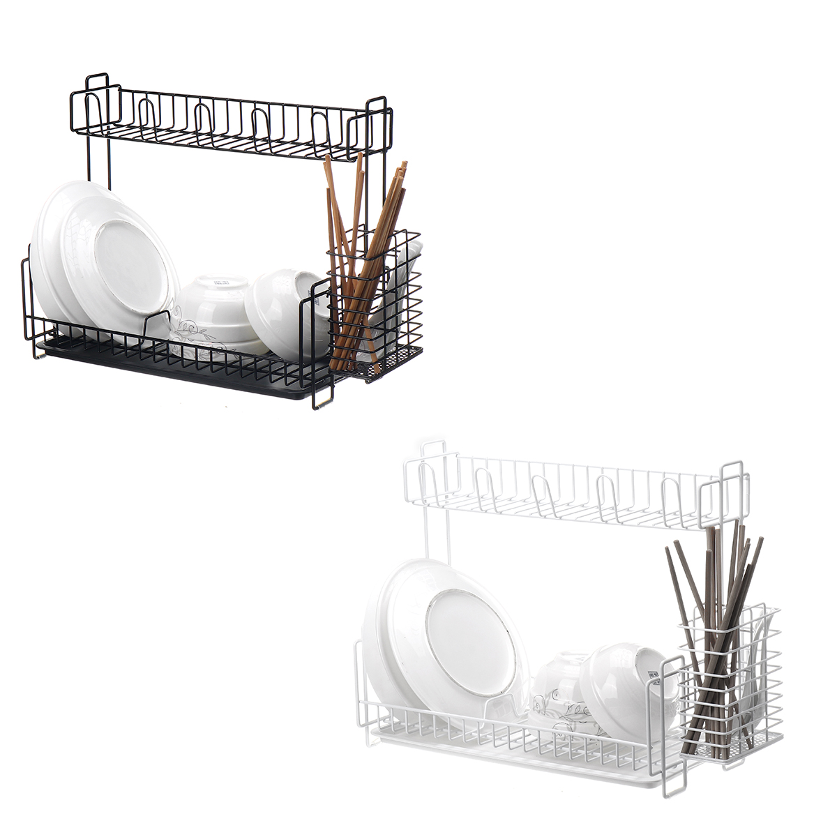 Dish-Drainer-Kitchen-Drying-Drain-Shelf-Sink-Holder-Cup-Bowl-Storage-Home-Basket-Stand-1608286-4