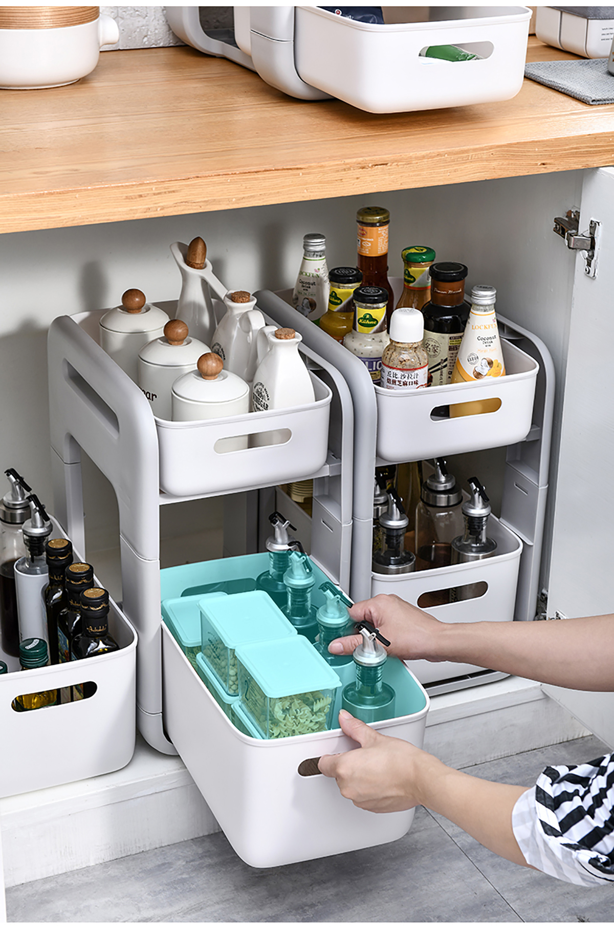 Multifunctional-Drawer-Storage-Rack-Kitchen-Supplies-Multi-Floor-Shelf-Bathroom-Trolley-Storage-Rack-1895814-9