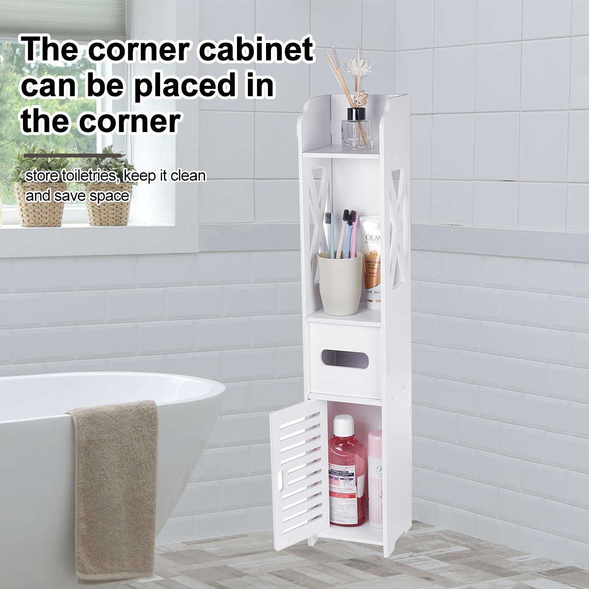 Small-Bathroom-Toilet-Storage-Cabinet-Waterproof-Organizer-Standing-Rack-Shelf-1779556-2