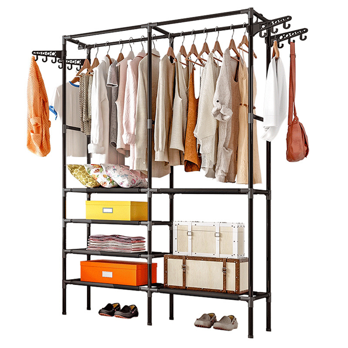 Standing-Landing-Wardrobe-Protable-Hanger-Holder-Durable-Clothes-Organizer-Household-Clothes-Rack-Sh-1606042-9