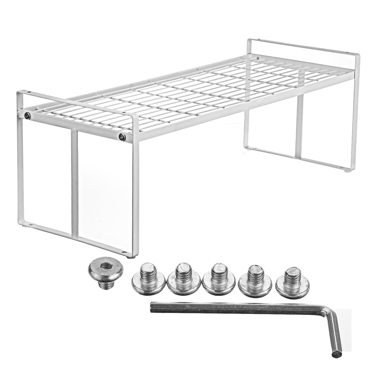 White-Standing-Rack-Kitchen-Bathroom-Countertop-Storage-Organizer-Shelf-Holder-1722152-12