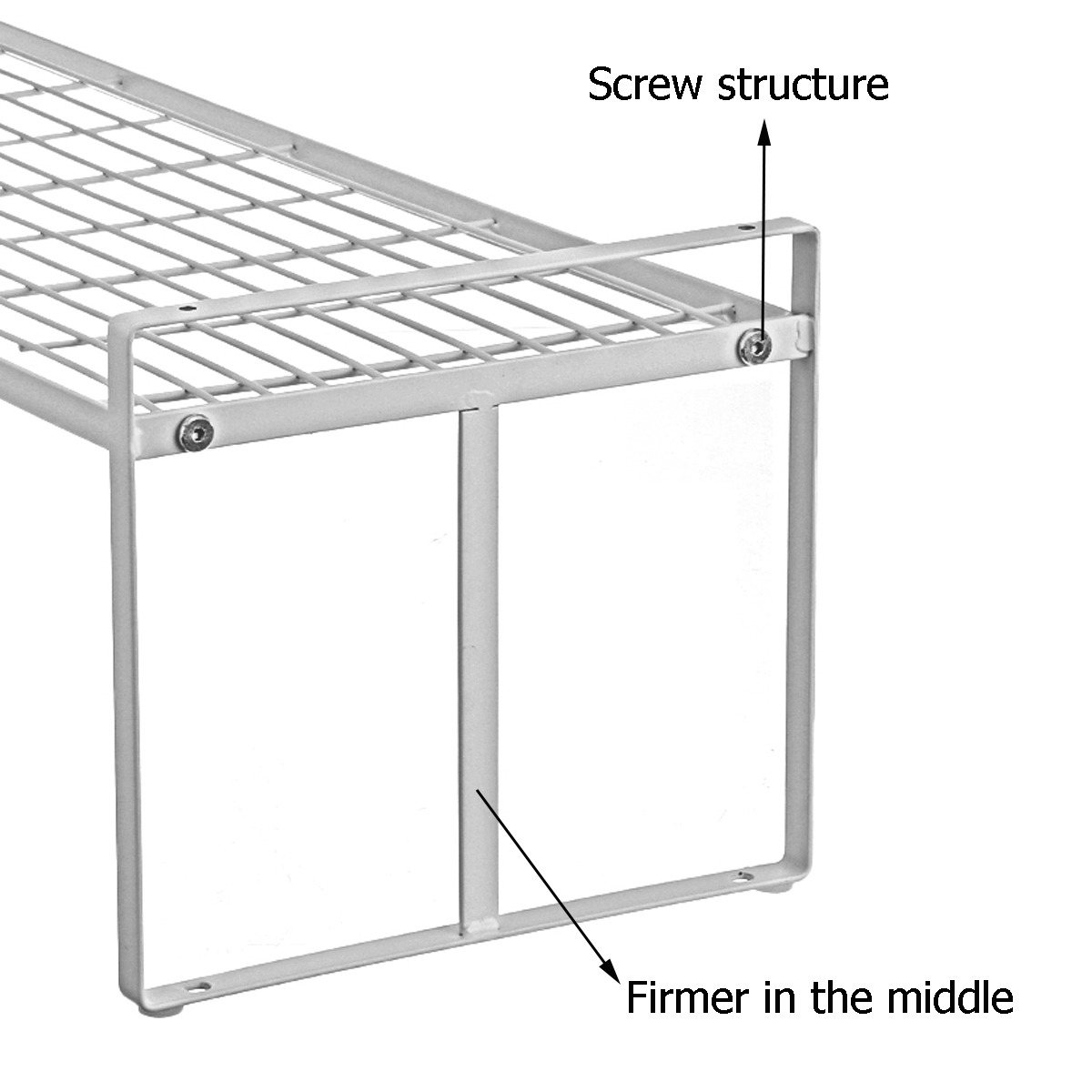 White-Standing-Rack-Kitchen-Bathroom-Countertop-Storage-Organizer-Shelf-Holder-1722152-5