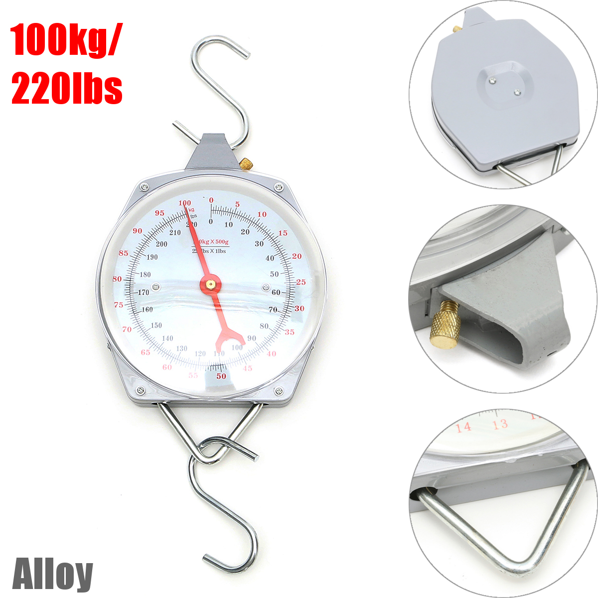 100kg220lbs-Clockface-Hanging-Scale-Weighing-Butchering-with-Hook-1156011-1