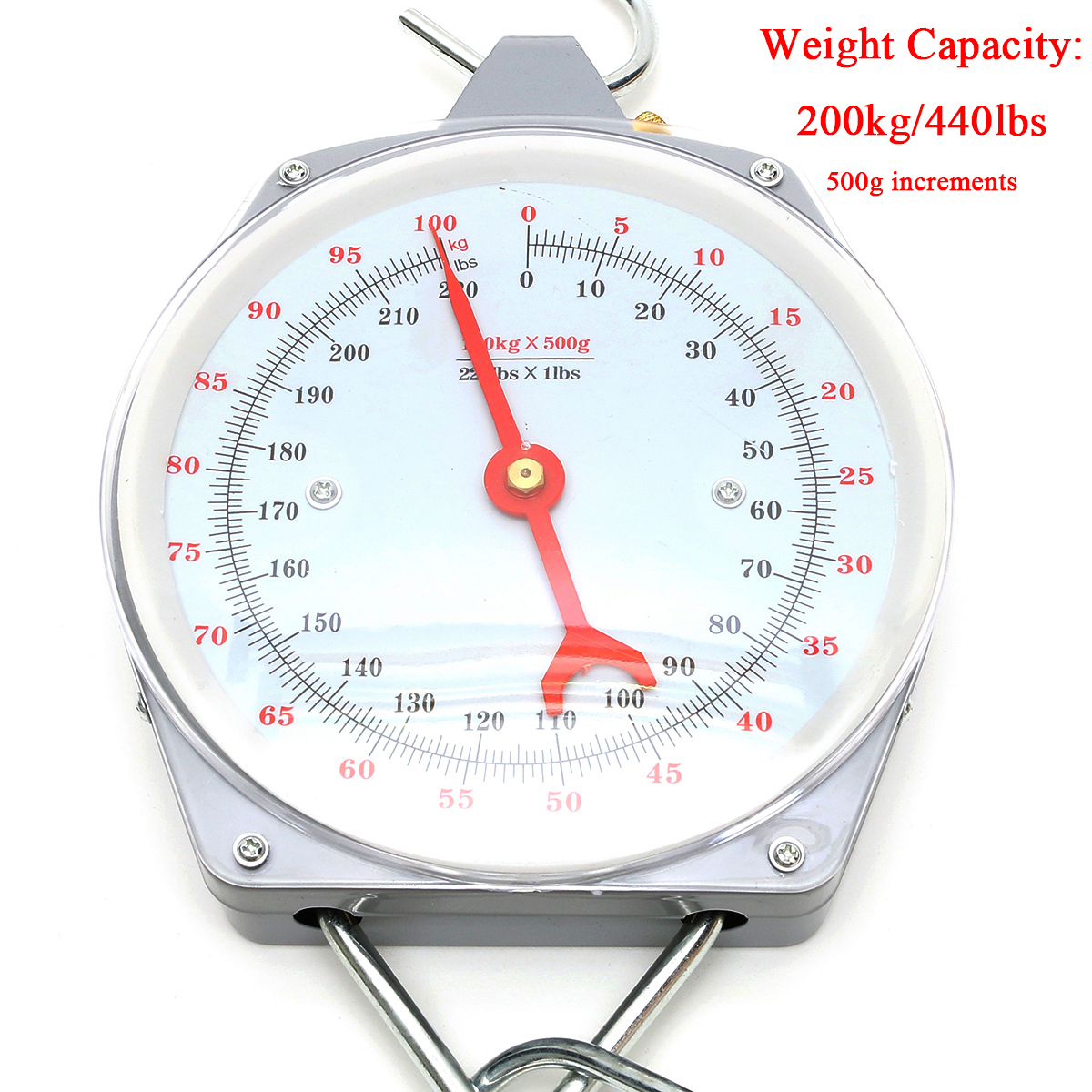 100kg220lbs-Clockface-Hanging-Scale-Weighing-Butchering-with-Hook-1156011-5