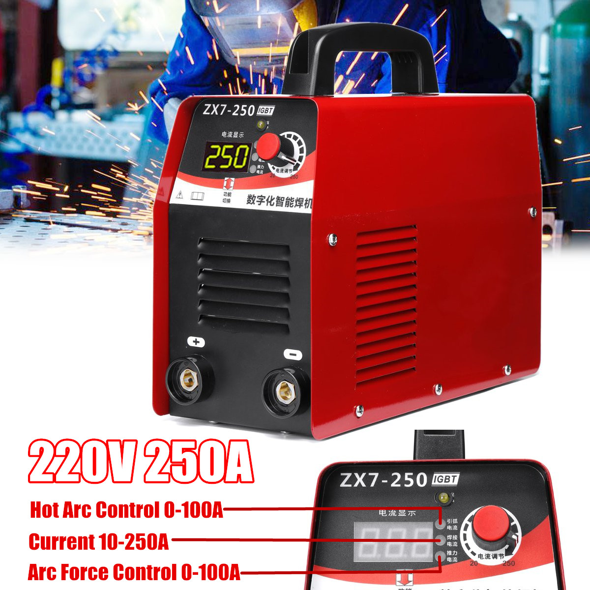 ZX7-250-220V-10-250A-Electric-ARC-Welding-Stick-Welding-Machine-IGBT-LCD-Digital-Display-1423684-2