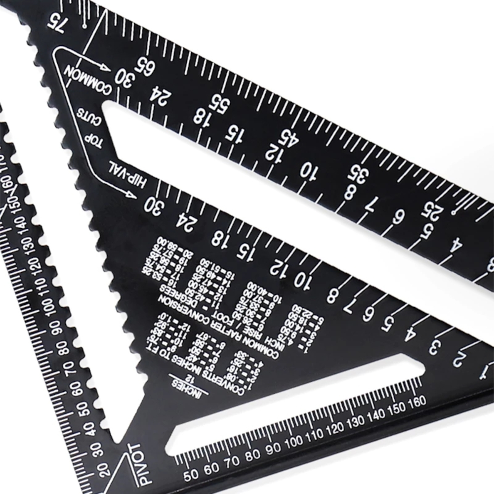 Angle-Ruler-712-inch-Metric-Aluminum-Alloy-Triangular-Measuring-Ruler-Woodwork-Speed-Square-Triangle-1776210-12
