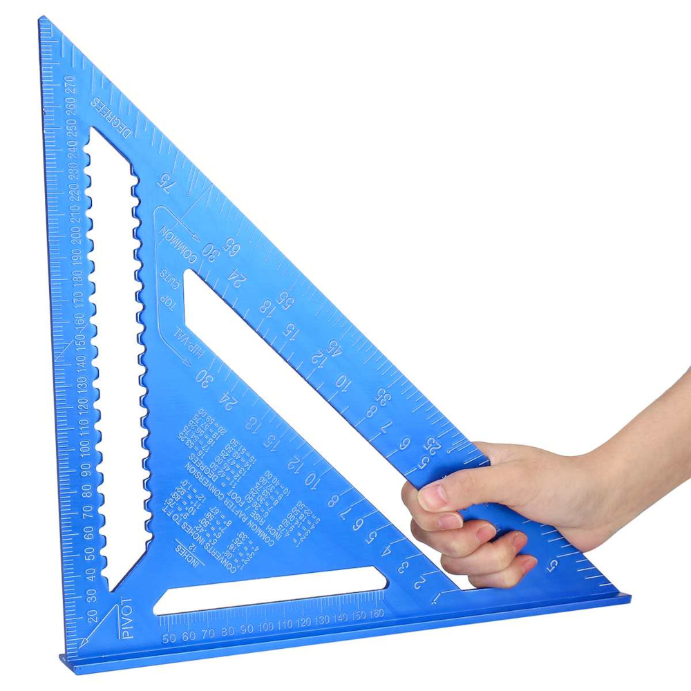 Angle-Ruler-712-inch-Metric-Aluminum-Alloy-Triangular-Measuring-Ruler-Woodwork-Speed-Square-Triangle-1776210-9