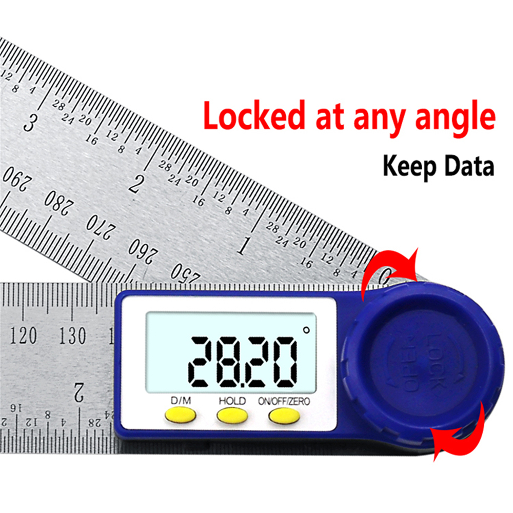 Drillpro-0-200mm-Digital-Meter-Angle-Inclinometer-Digital-Angle-Ruler-Electron-Goniometer-Protractor-1529403-6