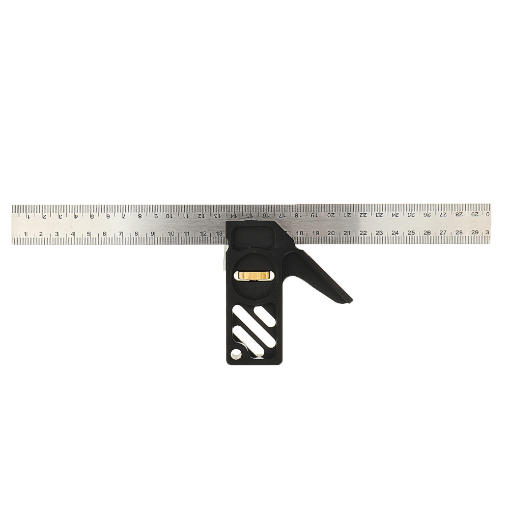Drillpro-Adjustable-300mm-Aluminum-Alloy-Combination-Square-45-90-Degree-Angle-Scriber-Steel-Ruler-W-1617483-4