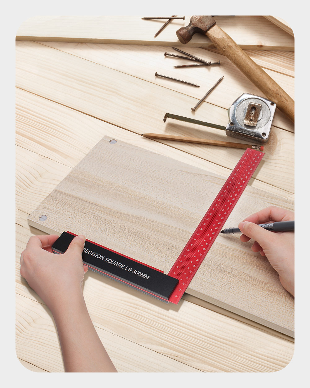 VEIKO-Signature-Precision-Square-300mm-Guaranteed-T-Speed-Measurements-Ruler-for-Measuring-and-Marki-1862881-6