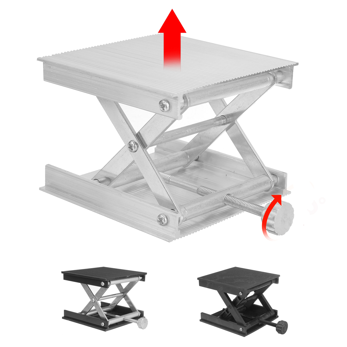 25-65-99cm-Aluminum-Router-Table-Woodworking-Engraving-Lab-Lifting-Stand-Rack-Platform-Benches-1861024-5